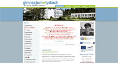 Desktop Screenshot of gimnazjumlyski.pl