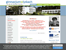 Tablet Screenshot of gimnazjumlyski.pl